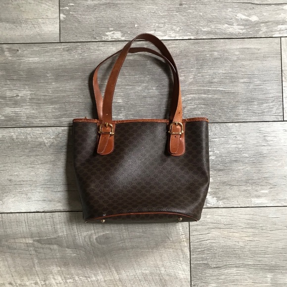 CÉLINE Vintage Macadam Bucket Bag - Picture 3 of 14